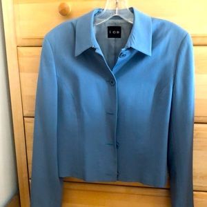 Women’s blue suit